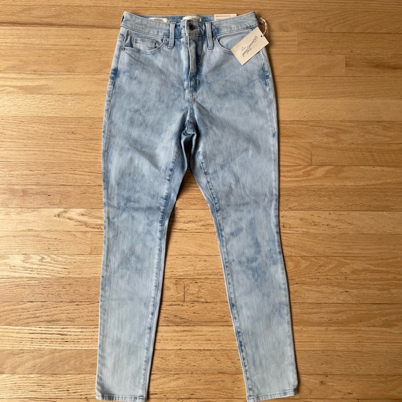 Universal Thread High Rise Skinny Acid Wash Jeans Size 4 New With Tags - Picture 3 of 14